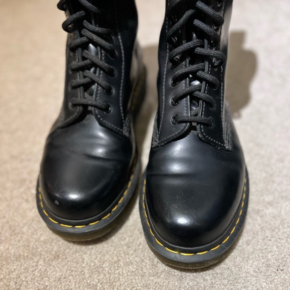 Dr. Martens 1914 Black Combat Boots - Picture 3 of 8
